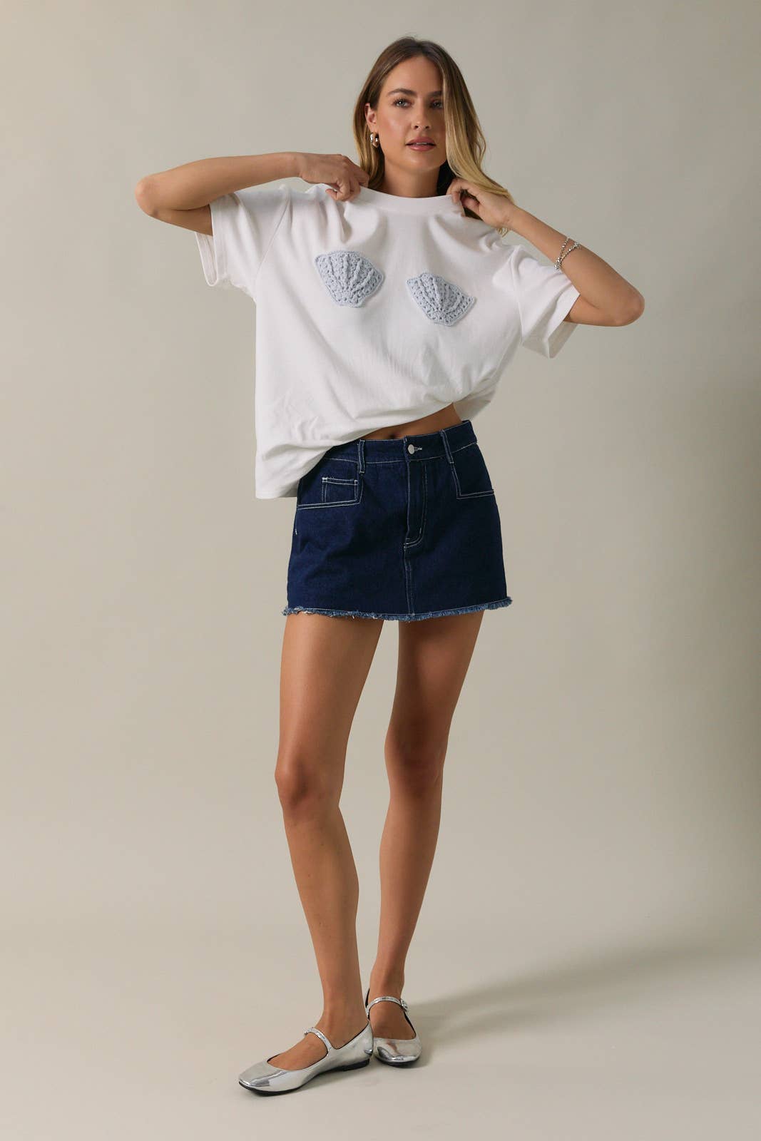 Shell Patch Tee
