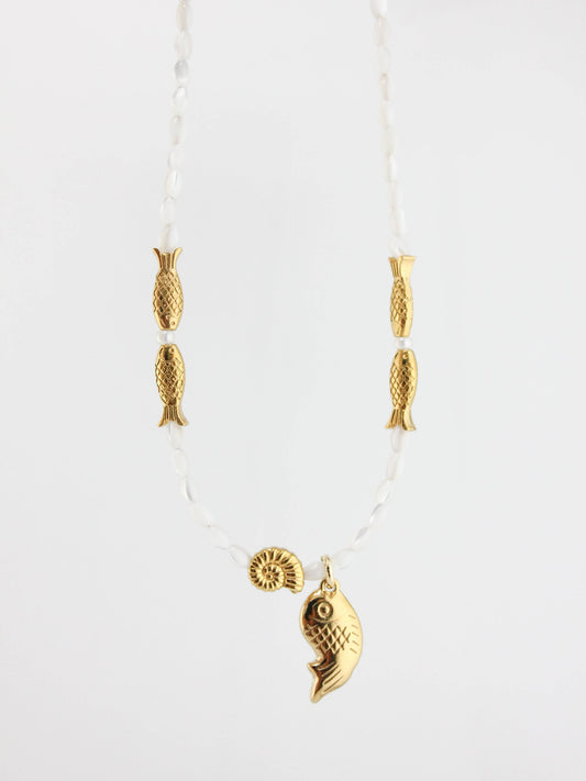Golden Catch Necklace