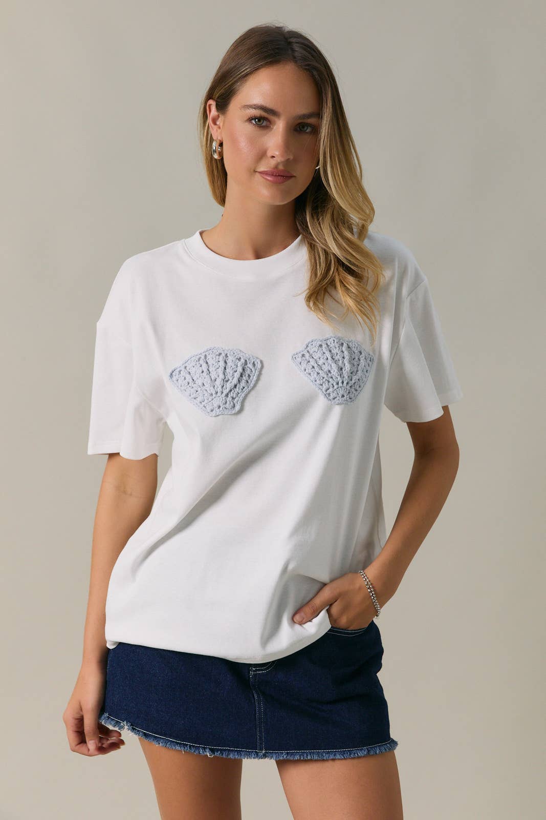 Shell Patch Tee
