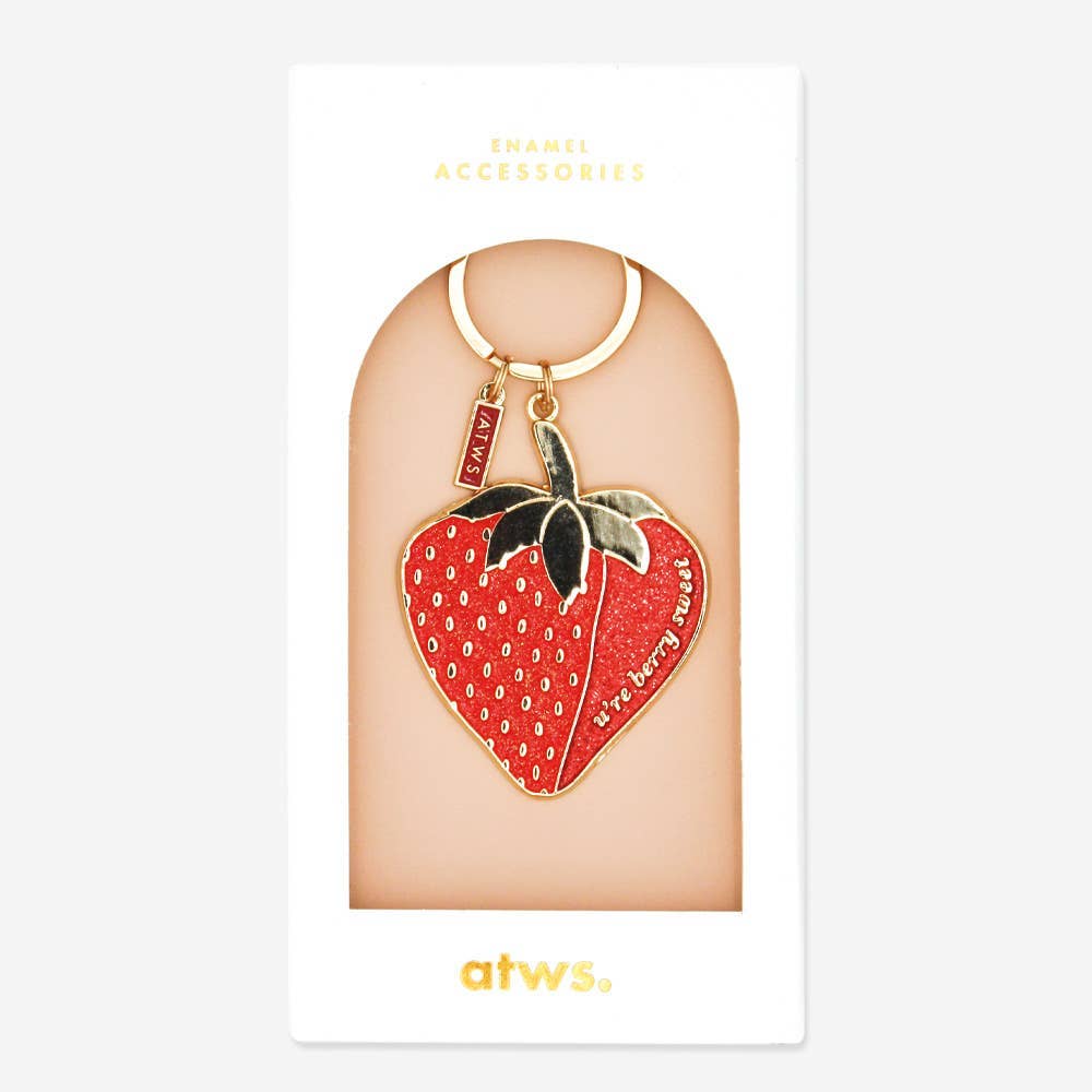 Strawberry U’re Berry Sweet Keychain