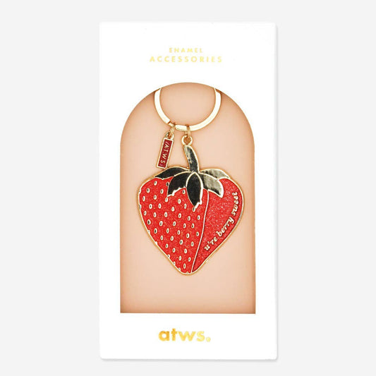 Strawberry U’re Berry Sweet Keychain