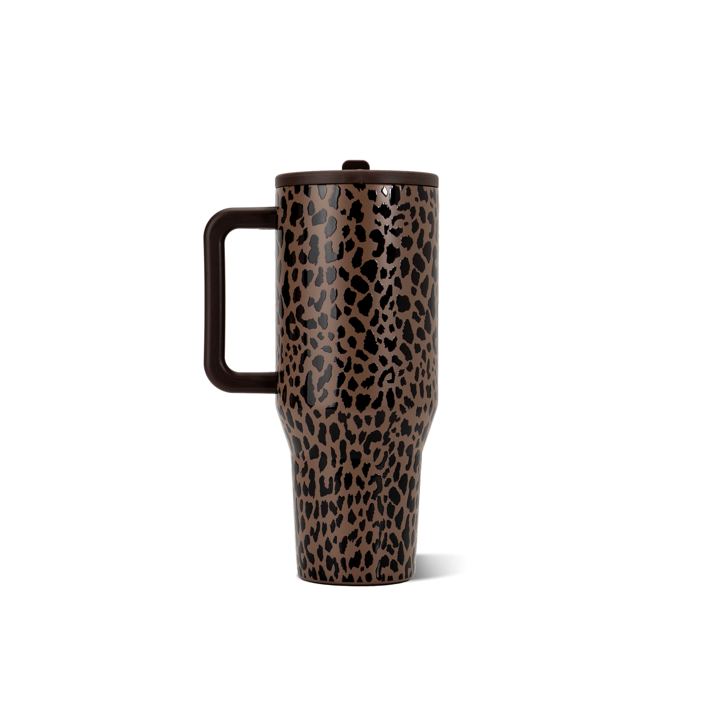 Brown Leopard HydroJug 32 oz Traveler Tumbler