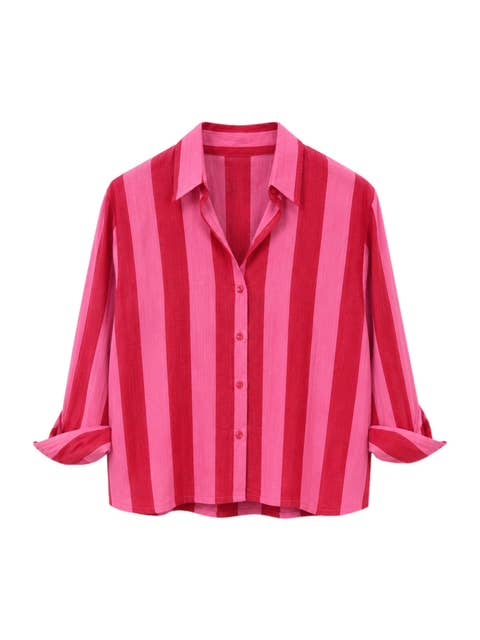 Surf Stripe Button Down Shirt