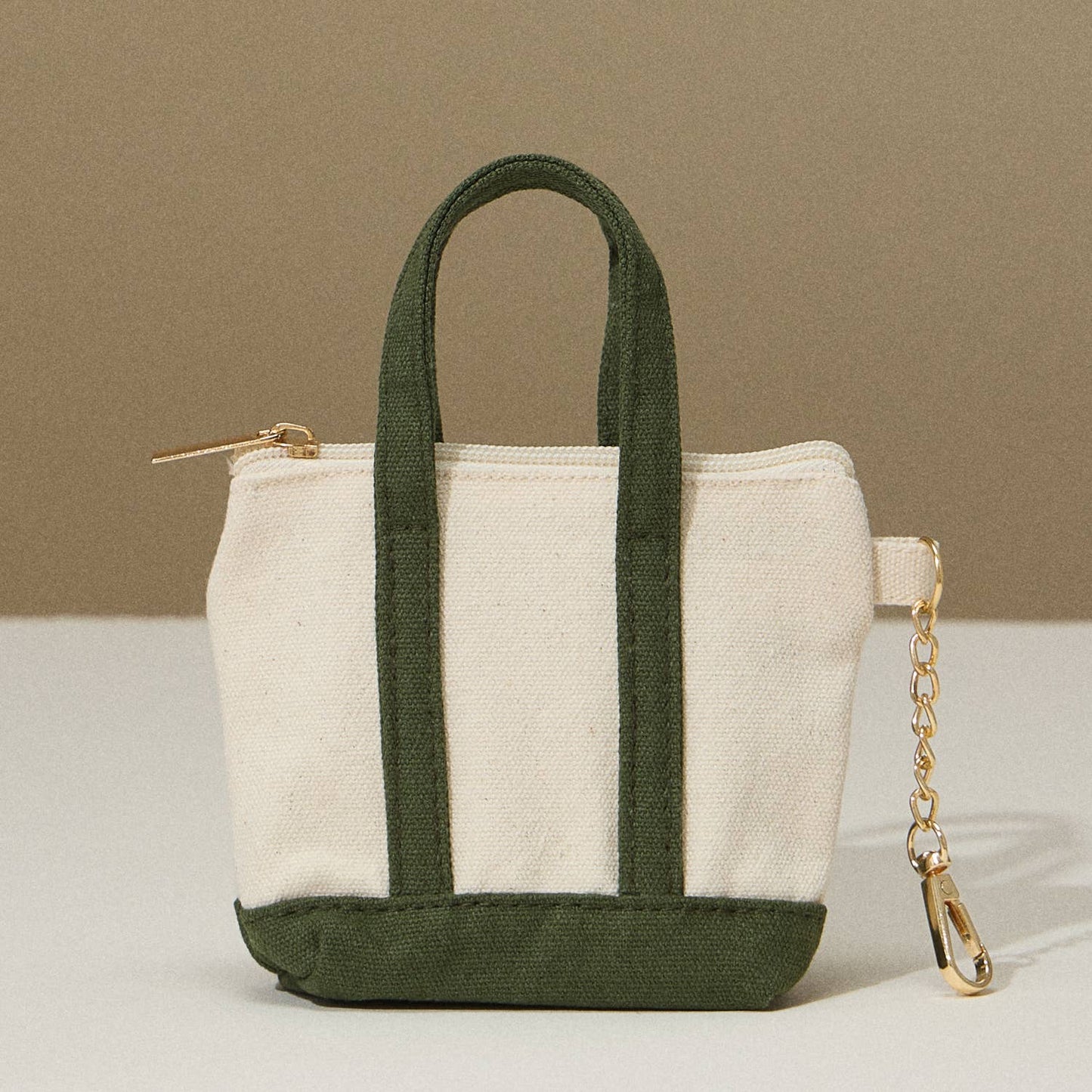 Olive Mini Tote Coin Purse
