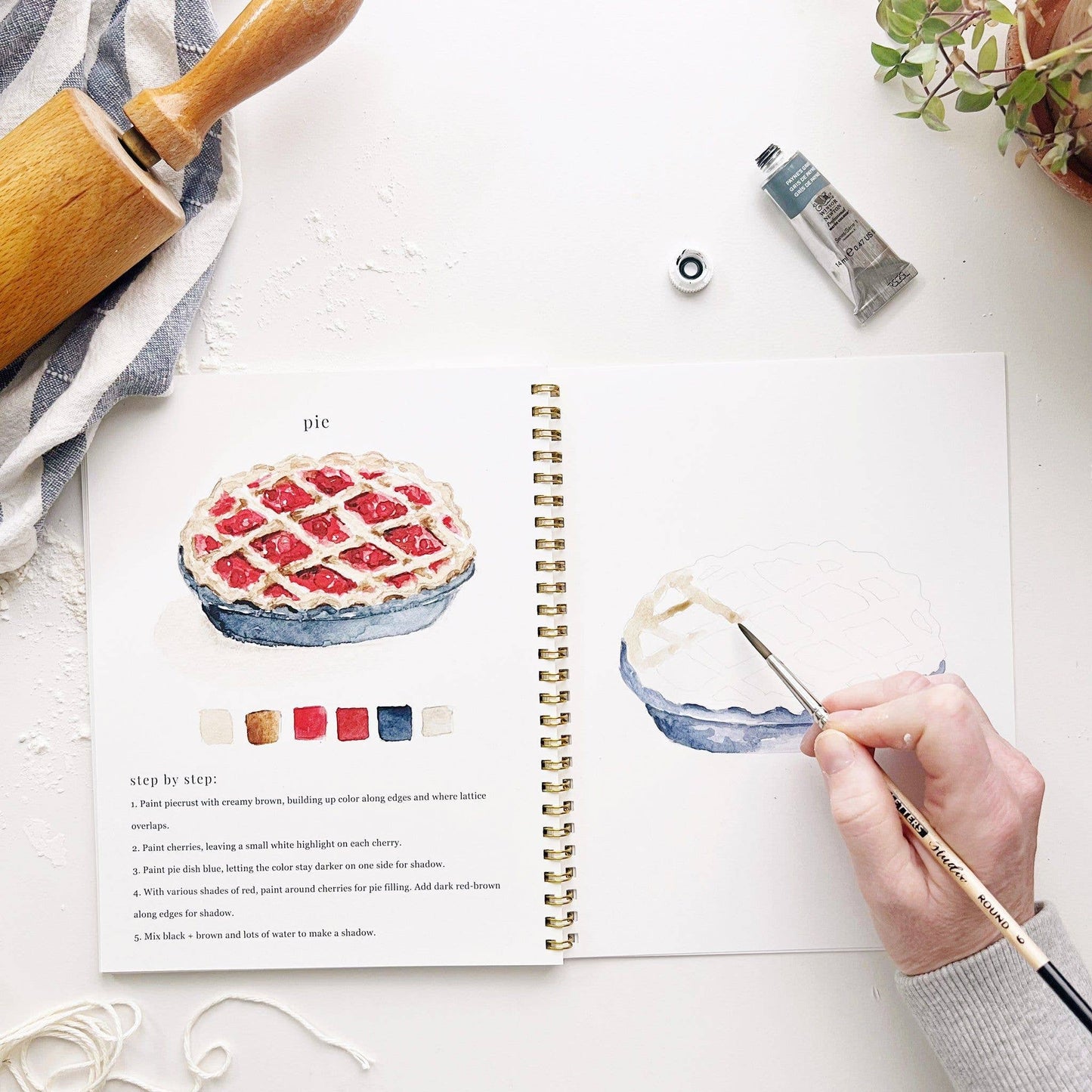 Emily Lex Studio Baking Watercolor Workbook