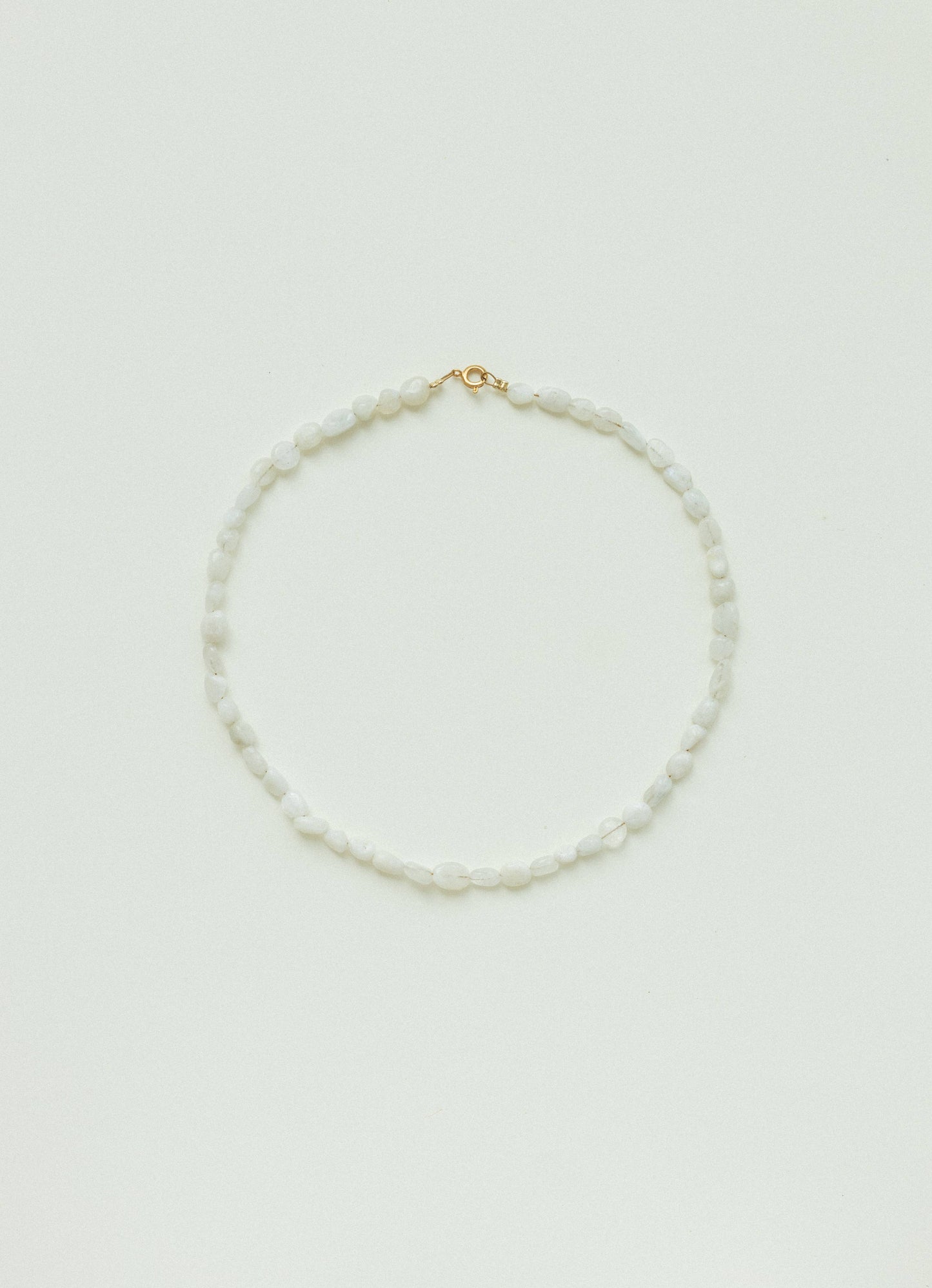 Salty - White Pebble Beaded Necklace