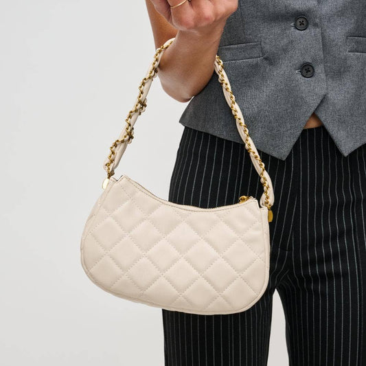 Dinner Party Quilted Shoulder Bag