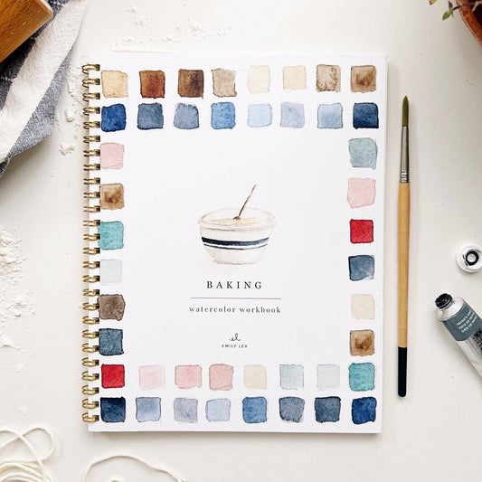 Emily Lex Studio Baking Watercolor Workbook