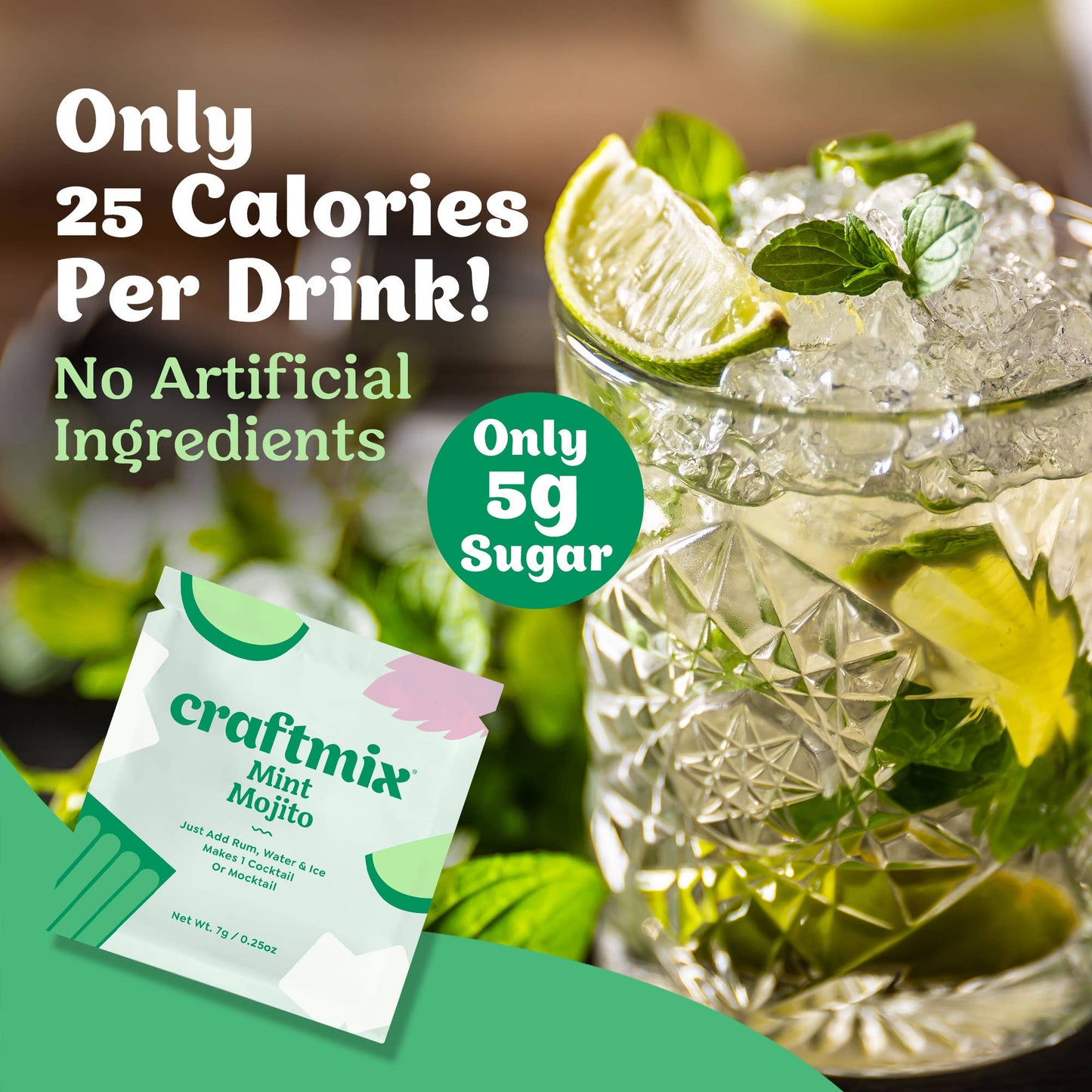 Craftmix Mint Mojito Cocktail/Mocktail Mixer