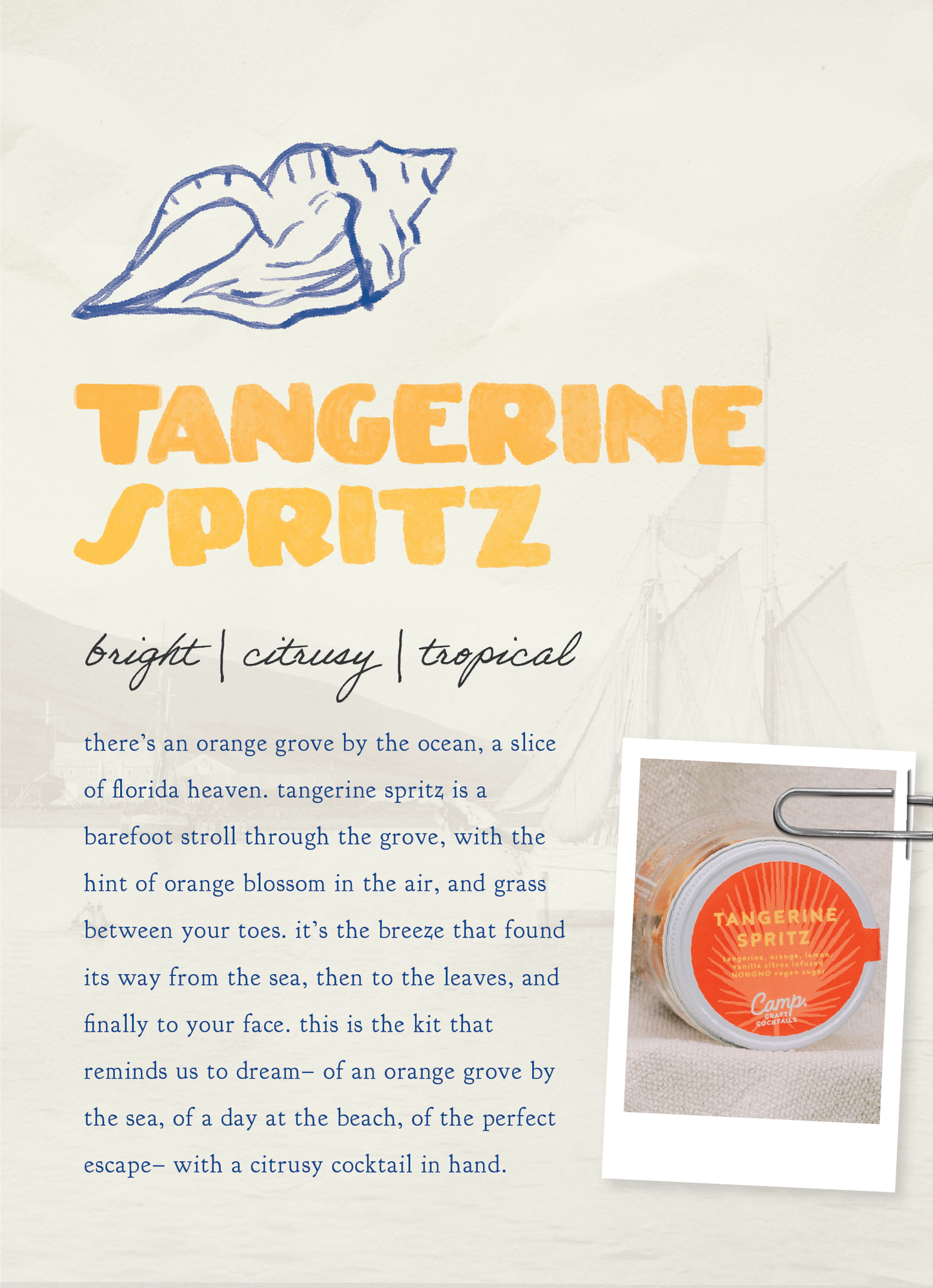 Camp Craft Cocktails Tangerine Spritz Infusion Kit