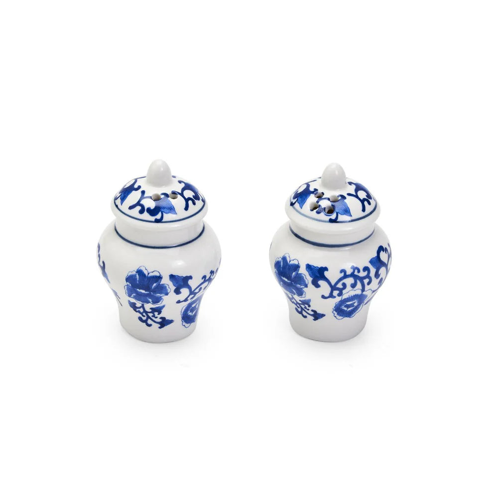 Blue Chinoiserie Ginger Jar Salt & Pepper Shakers